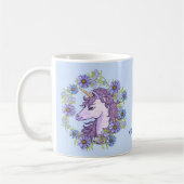 Mug Blue Daisies Unicorn (Gauche)