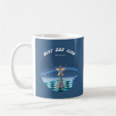 Mug Blue Diamond Metallic Roi Échec Fête des Pères  (Gauche)