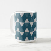 Mug Blue diamonds pattern (Devant gauche)