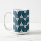 Mug Blue diamonds pattern (Gauche)