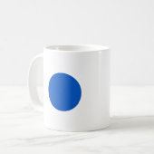 Mug Blue Dot Le Démocrate Américain soutient la protes (Devant gauche)