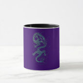 Mug Blue Dragon Asian Art Design (Centre)