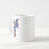 Mug Blue Dragon Sunburst Guitare Music (Devant gauche)