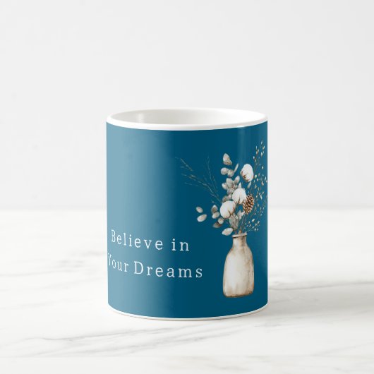 Mug Blue Dreams Pine Cone Winter  (Centre)