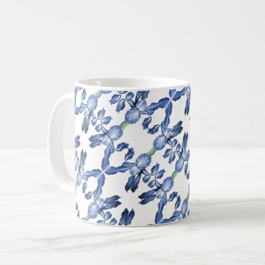 Mug Blue Dutch Iris - (Devant gauche)