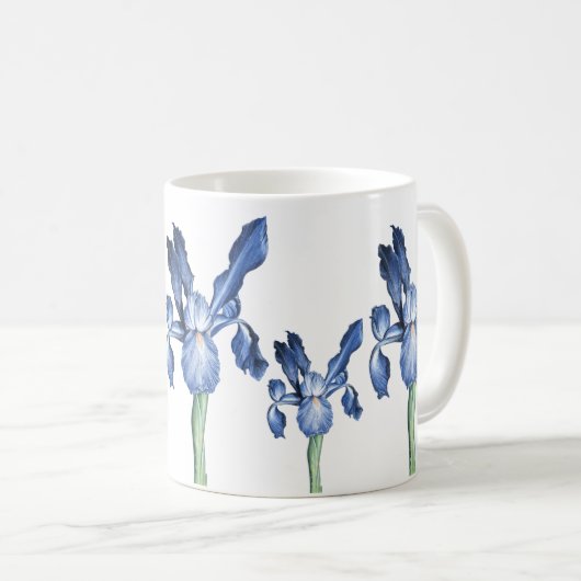Mug Blue Dutch Iris - (Devant droit)