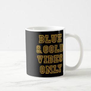 Mug Blue Et Gold Jeu Jour École Spirit Royal Blue Pour