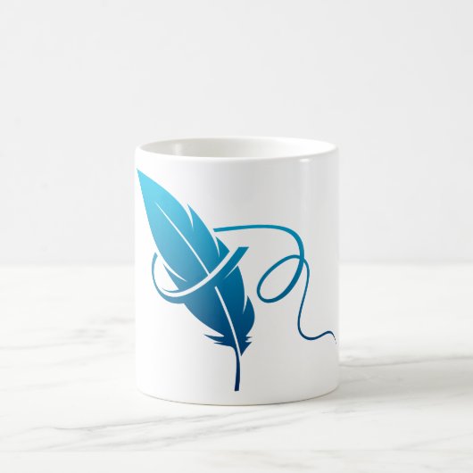 Mug Blue feather (Centre)
