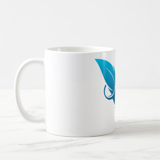 Mug Blue feather (Gauche)