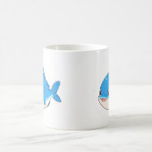 Mug Blue Fish Drawing (Centre)
