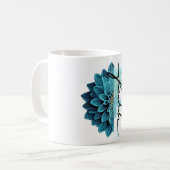 Mug Blue Floral Faith (Devant gauche)