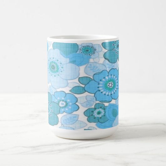 Mug Blue flowers pattern (Centre)