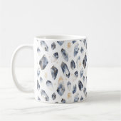 Mug Blue Gold Crystals (Gauche)