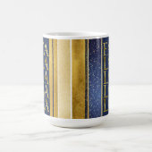 Mug Blue Gold Fa Noël La La Motif#27 ID1009 (Centre)
