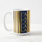 Mug Blue Gold Fa Noël La La Motif#27 ID1009 (Gauche)