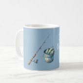 Mug Blue Gone Fishing Bucket (Devant gauche)