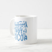 Mug Blue Happiness est un cacao chaud (Devant gauche)