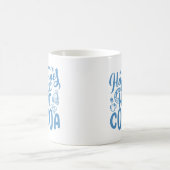 Mug Blue Happiness est un cacao chaud (Centre)