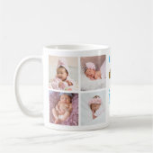 Mug Blue Happy First Mother's Day Mummy 5 Photo   (Gauche)