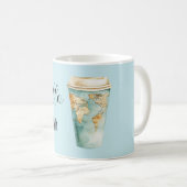 Mug Blue Hello World Coffee Cup (Devant droit)