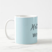 Mug Blue Hello World Coffee Cup (Gauche)