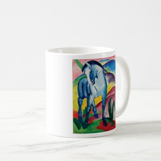 Mug Blue Horse I par Franz Marc (Devant droit)