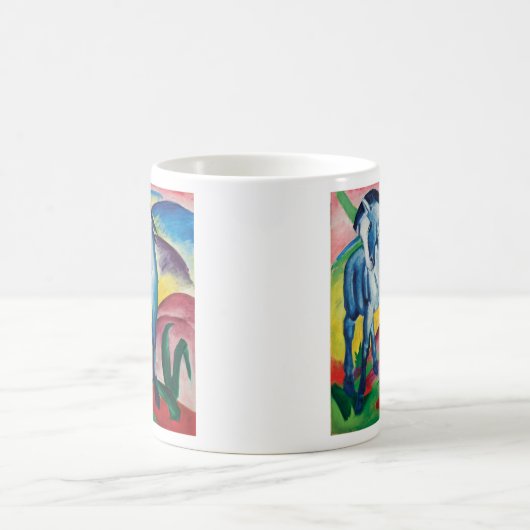 Mug Blue Horse I par Franz Marc (Centre)