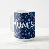 Mug Blue Hour Terrazzo Seamless Pattern (Devant gauche)