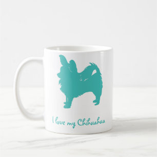 Mug Blue I Love My Chihuahua