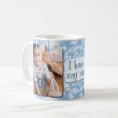 Mug Blue I Love My Son Photo Café (Devant gauche)