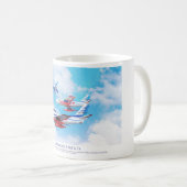 Mug Blue Impulse Japan Air Self-Defense Force (JASDF) (Devant droit)