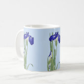 Mug Blue Irises par Ohara Koson (Devant gauche)