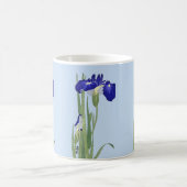 Mug Blue Irises par Ohara Koson (Centre)