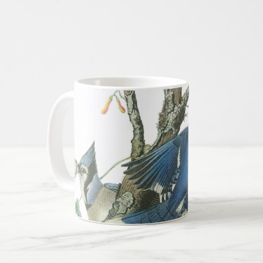 Mug Blue Jay par Audubon (Devant gauche)