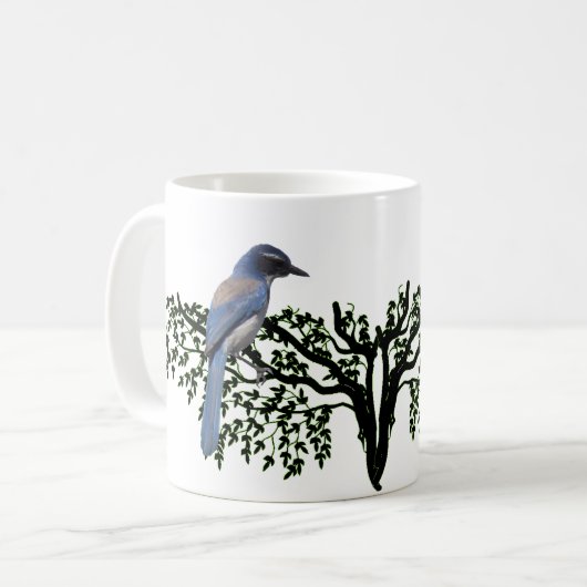 Mug - Blue Jays sur Branches (Devant gauche)