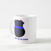 Mug Blue Line mince (Devant gauche)