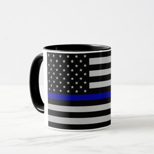 Mug Blue Line mince diminuent (Devant gauche)