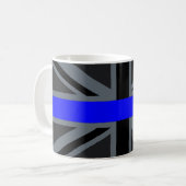 Mug Blue Line mince Union Jack (Devant gauche)