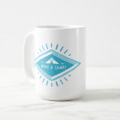 Mug Blue Make a Camp, Great Adventure (Devant gauche)