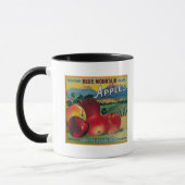 Mug Blue Mountain Apple Crate LabelCove, OU (Gauche)