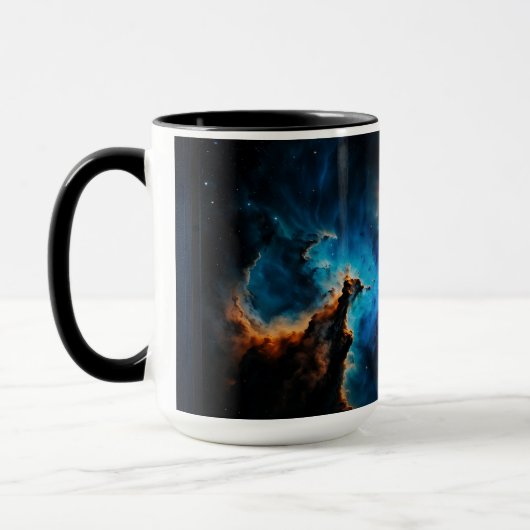 Mug Blue Nebula Nuds AI Concept Art par Xzendor7 (Gauche)