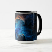 Mug Blue Nebula Nuds AI Concept Art par Xzendor7 (Devant droit)