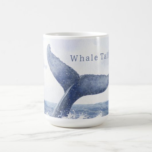 Mug Blue Ocean Whale Tail (Centre)