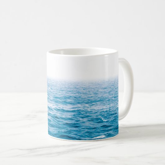 Mug Blue Ombre Ocean Skyline (Devant droit)