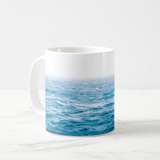 Mug Blue Ombre Ocean Skyline (Devant gauche)