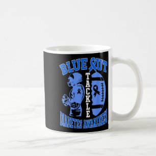 Mug Blue Out Tackez la sensibilisation au diabète Foot