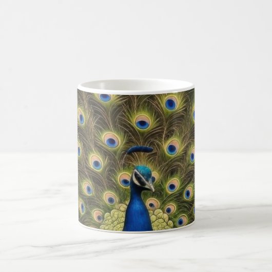 Mug Blue Peacock (Centre)