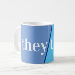 Mug Blue Pronoun Ils/Eux