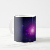 Mug Blue Purple Space Galaxy étoiles Abstrait (Devant gauche)