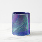 Mug Blue Purple Turquoise Airy Abstraction (Centre)